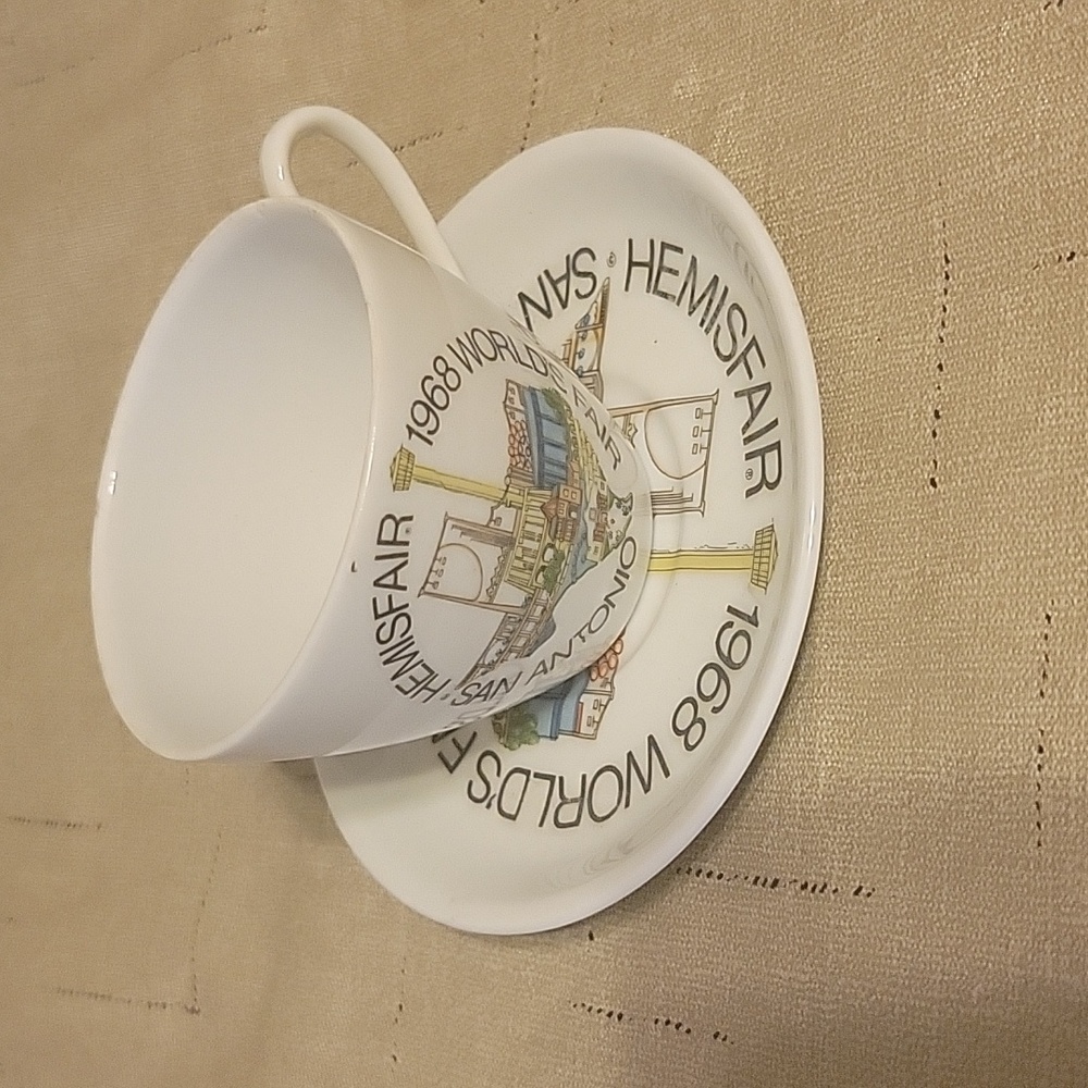 Hemisfair 1968 World Fair Cup and Saucer